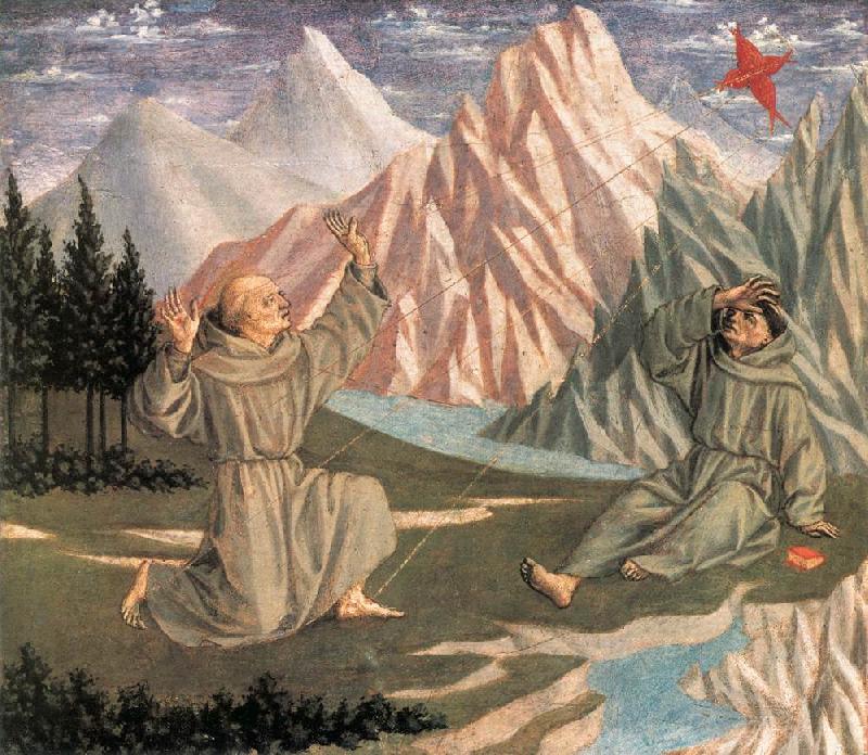 DOMENICO VENEZIANO The Stigmatization of St Francis (predella 1) df oil painting image